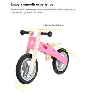 UDEAS-Vélo d'équilibre en <span class=keywords><strong>bois</strong></span> unisexe de haute qualité, vélo d'équilibre pour enfants de 2 à 4 ans - Product Image 2