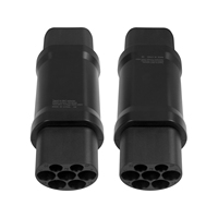 Adaptador de carga de coche monofásico tipo 2 a GBT EV Adaptadores de cargador trifásicos de 22 kW EV