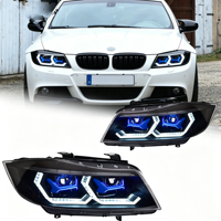 Ensemble de phares avant de voiture, phare avant LED DRL BM2502125, remplacement pour BMW Série 3 E90 2005-2011
