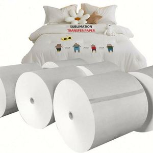 Produit en promotion : Rouleau géant de papier blanc pour sublimation, idéal pour les gobelets, les mugs et les t-shirts - Product Image 1