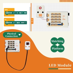 Kit de Robótica con IA e IoT, ESP32-S3, Programable con Diálogos por Voz, Bloques de Construcción Inteligentes, Juguetes Educativos para Estudiantes de 3.º a 9.º Grado - Product Image 3