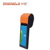 Terminal de point de vente portable tout-en-un ZHONGJI M2 Android 6/8 NFC 5 pouces avec imprimante thermique tactile USB/WiFi/Bluetooth