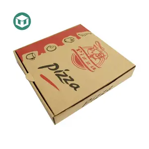 Kotak Pizza Persegi Panjang Kertas Kualitas Makanan Murah, Kotak Karton Pizza