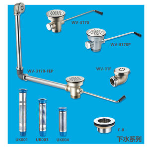 Sistema <span class=keywords><strong>di</strong></span> <span class=keywords><strong>scarico</strong></span> del <span class=keywords><strong>lavello</strong></span> della <span class=keywords><strong>cucina</strong></span> del ristorante, valvola <span class=keywords><strong>di</strong></span> <span class=keywords><strong>scarico</strong></span> della maniglia <span class=keywords><strong>di</strong></span> leva/torsione, materiale in ottone, apertura da 3.5 ", nessun intasamento - Product Image 6
