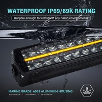 Barre de feux auxiliaires LED à double rangée de 32 pouces pour pare-chocs, barre de feux de route pour F-150 Ranger Hilux Tacoma Bronco Jeep Wrangler D-Max
