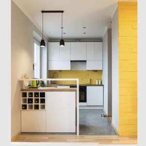 Armoires de cuisine en forme de L modernes et personnalisables avec finition laquée, dosseret en verre haut et design cannelé, structure en acier inoxydable, usage domestique - Product Image 5