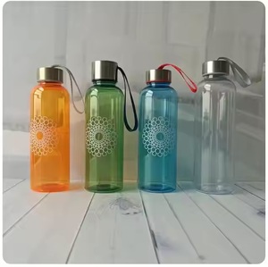 ขวดน้ำกีฬาใส Tritan ปลอดสาร BPA ขนาด 500 มล. พร้อมฝาปิด ผลิตด้วยกระบวนการฉีดขึ้นรูป สำหรับผู้ใหญ่ ใช้สำหรับกิจกรรมกลางแจ้งและตั้งแคมป์ - Product Image 2