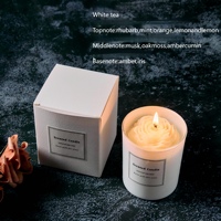Meistverkaufte Handgemachte 3D-Pfingstrosen-Duftkerze in Geschenkbox Festliches Präsent Heim-Aroma Dekoratives Ornament