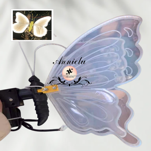 ANNIELU Accessoires Papillons LED Lumineux Romantiques avec Ailes Animées et Mobiles pour Décoration de Couloir de Mariage, Événements et Toiles de Fond de Fête - Product Image 6