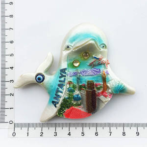 Magnete da Frigo Decorativo in Resina Dipinta Stile Europeo 7-9cm, Souvenir Turistico Turco, Commercio all'Ingrosso Transfrontaliero - Product Image 6