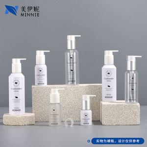 Flacon de lotion Minnie Comfortable Young 100 ml, format voyage, emballage cosmétique en PET blanc, flacon pompe rechargeable pour hydratant - Product Image 5