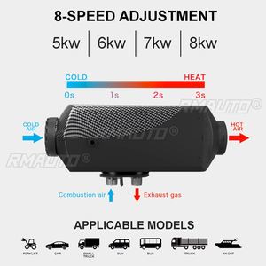 Diesels Heater 5KW <b>12V</b> Car Heater Air Parking Heater Autonomous Heater LCD Large Screen Knob <b>Switch</b> for SUV, RV, Warehouse - Product Image 3