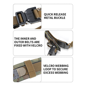 SIVI fabrika toptan naylon kemer Metal toka hafif eğitim görev kemer <span class=keywords><strong>Molle</strong></span> taktik dişli savaş kemer - Product Image 5