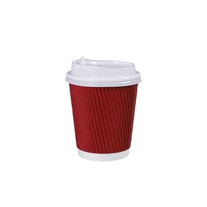 Gobelet à thé jetable à double paroi biodégradable avec estampage à chaud en feuille d'or, papier synthétique personnalisable Comgesi - Product Image 5