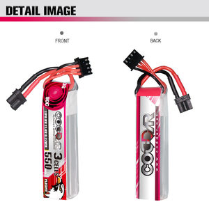 550mAh 3S 11.4V HV แบตเตอรี่ Lipo อัตรา90C สูง RC แบตเตอรี่ลิเธียมสำหรับ FPV ไม้จิ้มฟัน Quadcopter Drone - Product Image 3