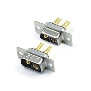 2w2 góc bên phải nữ cho PCB, D-SUB nguồn 2w2 ổ cắm, Chất lượng cao 2w2 kết nối, cao hiện tại D-SUB 2w2 nữ Dip nối - Product Image 3