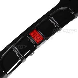 New Rear Lip Chin Spoiler Bumper Body Kits W/ <b>Led</b> Brake Light for BMW E90 E91 M Sport 2005-2012 Rear Bumper Splitter <b>Diffuser</b> - Product Image 5