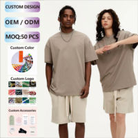 Ensemble T-shirt et Short Coupe Boxy Personnalisée Multicolore Impression DTG Broderie Vente en Gros Décontracté Homme Surdimensionné