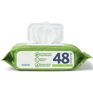 <b>Biodegradable</b> Natural Sensitive Skin Toilet Wet <b>Wipes</b> Flushable Mini <b>Wipes</b> for Home - Product Image 1