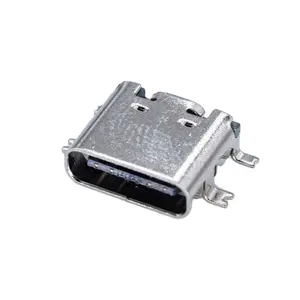 Good Quality 3.1 C type Jack 16 pin Type-c B Type Horizontal Female PCB Board Header Horz SMT 16pin Usb C Connectors Supplier