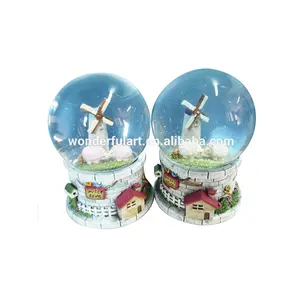 Custom Crystal Ball Couple Kissing Sheep Couple Glass Ball Water Globe Gifts Love Couple Gift Crystal Ball