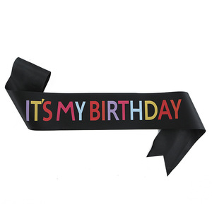 Colore arcobaleno. <span class=keywords><strong>È</strong></span> il mio compleanno. Tracolla per la <span class=keywords><strong>festa</strong></span> dei compleanni. Cinturino da spalla. Cinturino in vita. Cinturino decorativo per feste. - Product Image 4
