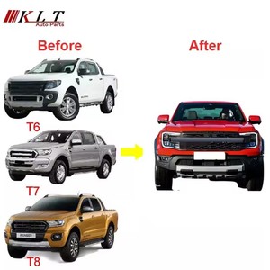 KLT 2022แรนเจอร์แร็ปเตอร์ชุดตัวแปลงภายนอกอุปกรณ์เสริมภายนอกสำหรับ4x4กันชนพลาสติก ABS ออฟโรดอัพเกรดแรนเจอร์2012-2021 - Product Image 6