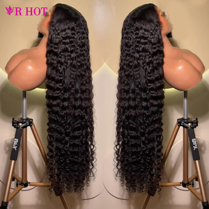 Extension <span class=keywords><strong>di</strong></span> <span class=keywords><strong>capelli</strong></span> umani ricci grezzi vietnamiti/birmani da 38-40 pollici, per una densità completa, parrucche in <span class=keywords><strong>capelli</strong></span> umani senza colla con frontale in pizzo HD 13x4 - Product Image 1