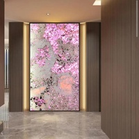 Panneau mural en résine acrylique translucide rétroéclairé par LED, grande dalle en acrylique pur, surface solide, imitation alabâtre