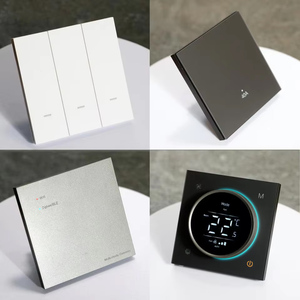 Thông minh khách sạn hệ thống nhà tự động hóa 1 2 3 4 gang tuya thông minh chuyển đổi ánh sáng ZigBee Wifi Cảm ứng cảnh <span class=keywords><strong>Z</strong></span>-<span class=keywords><strong>Wave</strong></span> tường thông minh chuyển đổi Wifi - Product Image 2