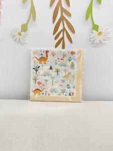 Platos de Papel Desechables con Diseño de Animales DAMAI, Platos de Papel con Borde Ondulado con Diseño de Dinosaurios - Product Image 5