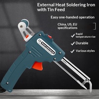 Fer à souder portatif 60W 110-220V pour usage domestique, pistolet à souder pour étudiants, outils à main conformes aux normes britanniques/américaines/chinoises