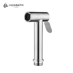 Pulvérisateur de bidet pour toilettes avec tête de pulvérisation portative en acier inoxydable 304, bec de robinet de salle de bain avec détours et support de <span class=keywords><strong>tuyau</strong></span> - Product Image 5