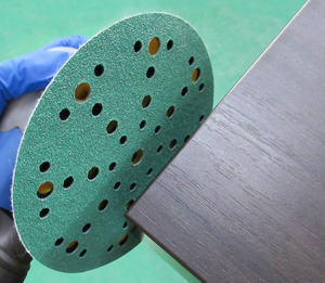 Kertas pasir otomotif 6 inci warna hijau, kait dan putaran 150mm 40 ~ 2000 Grit abrasif amplas cakram untuk logam/mobil/kayu - Product Image 2