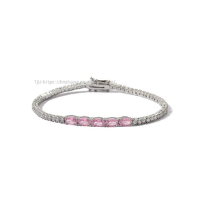 2Mm Tennis <b>Bracelet</b>, Zirconium Tennis <b>Bracelet</b> With Zircon Women's <b>Bracelet</b>. Tanjing Fashion Lijing Necklace - Product Image 5