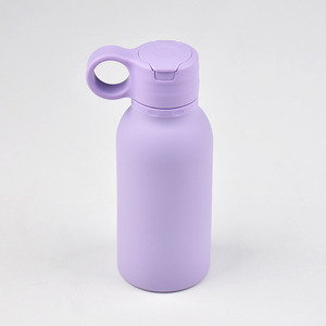 Kids Insulated Straw Water <b>Bottle</b> Soft Portable Leakproof Bpa Free <b>For</b> Student Camping Cycling Food Grade Silicone - Product Image 1