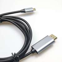 Nuevo Cable USB-C a DP Macho, Adaptador de Video HD 4K 60Hz 32Gbps para Teléfono, Tableta, Monitor, Proyector con Cubierta de Nailon y PVC