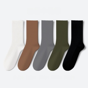 Custom Cotton Men's Business <b>Socks</b> Dress <b>Socks</b> <b>Breathable</b> Comfortable for Daily Wear Formal Occasions Wholesale - Product Image 5