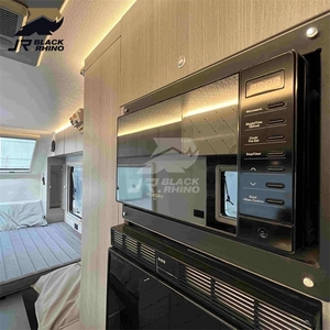 <span class=keywords><strong>Mini</strong></span> caravana grande de 19 pies para exteriores, remolque de juguete, <span class=keywords><strong>mini</strong></span> caravana todoterreno para acampar, luces LED y remolques de viaje con freno eléctrico - Product Image 5