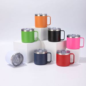 Mug isotherme générique de 12 oz/14 oz avec poignée, en acier inoxydable 304, pour café et eau, pour la maison et le bureau - Product Image 3