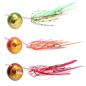 Cursore Jig 40g 60g 80g 100g 120g 150g 180g 200g Tai Gomma kabura Richiamo di Pesca