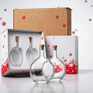 <span class=keywords><strong>Carafe</strong></span> à <span class=keywords><strong>whisky</strong></span> en cristal sans plomb épaissi, forme <span class=keywords><strong>globe</strong></span>, avec protection sécurisée pour la bouteille, emballage haut de gamme - Product Image 3