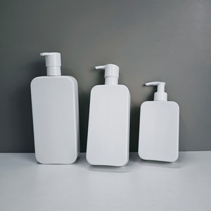 Cosmetic <b>Plastic</b> Lotion Pump <b>Bottle</b> Square <b>Empty</b> Shampoo <b>Plastic</b> <b>Bottle</b> 250ml 350ml 500ml Facial Cleanser <b>Plastic</b> Pump <b>Bottle</b> - Product Image 4