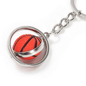 3D Rotatable Mini Basketball Football Keychain Golf Rugby Pendant <b>Key</b> <b>Ring</b> Sports Souvenir Fashion <b>Key</b> Holder Charms <b>Accessories</b> - Product Image 4