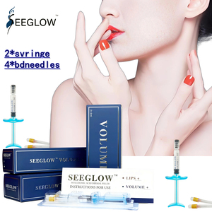 SEEGLOW Ha Gel Iniettabile Reticolato Anti-Età e Sbiancante per Viso, Linea Mascellare, Guance, Mento, Naso, Occhi, Labbra - Filler Dermico all'<span class=keywords><strong>Acido</strong></span> <span class=keywords><strong>Ialuronico</strong></span> - Product Image 1