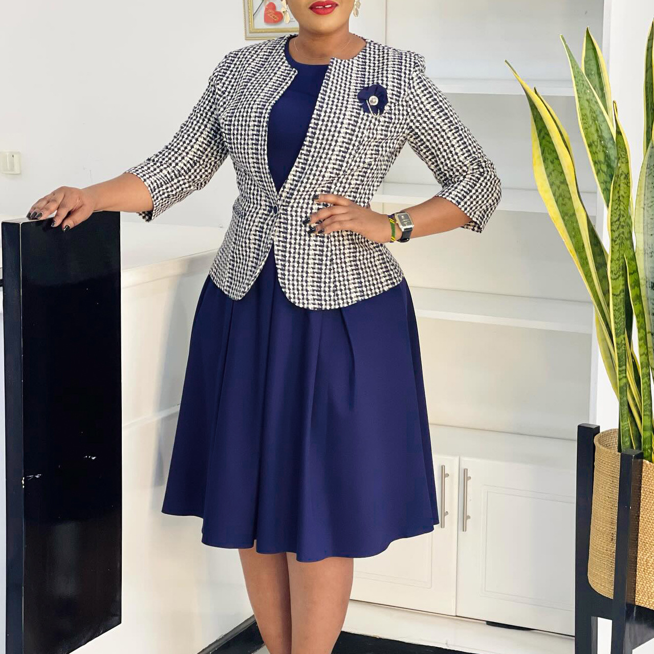 chinese dress ladies Anne Klein Jacket and Dress Set