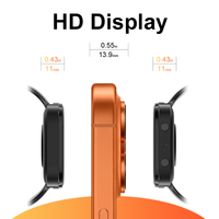 Nouvelle montre connectée AOC, montre de suivi d'activité physique, étanche IP68, avec moniteur de fréquence cardiaque, SpO2, moniteur de sommeil, longue durée de vie de la batterie