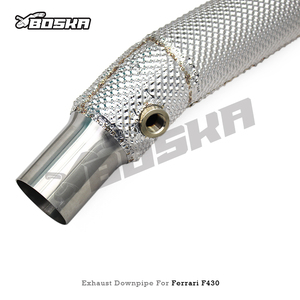Tubo de Escape Personalizado con Protector Térmico para Ferrari F430 Spider/Coupe 4.3L 2005-2008, Tubo de Escape de Acero Inoxidable de Flujo Libre - Product Image 6