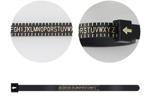 Medidor de Anillos de Plástico Ajustable con Logotipo Personalizado, Control por Aplicación, Carga Inalámbrica, Resistente al Agua IP67, para Medir el Tamaño del Anillo (EE. UU./Reino Unido/Hong Kong) - Product Image 6