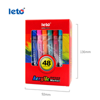 LT-1105-100 de marqueurs acryliques multicolores
